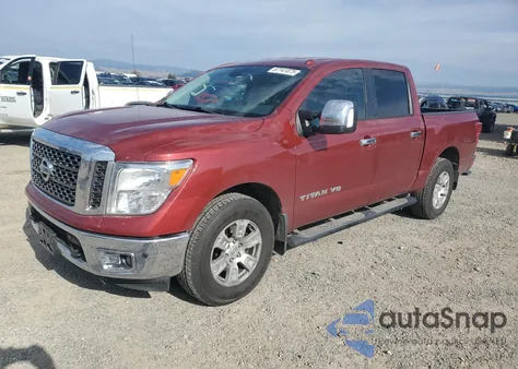 2018 Nissan Titan Sv из США, поврежденный, VIN 1N6AA1E51JN541703